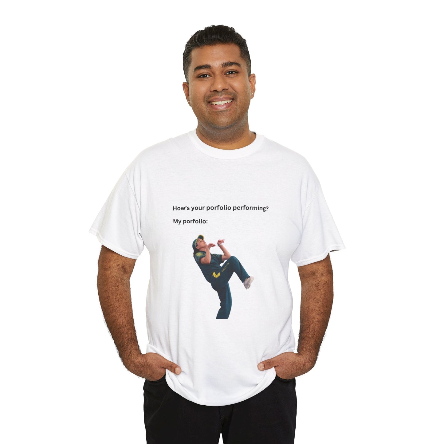 Raygun Breakdancer Stock Portfolio Fail Funny Tee